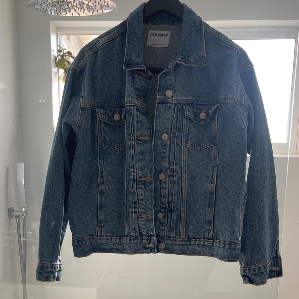 Old Navy Men's Denim Blue Jacket